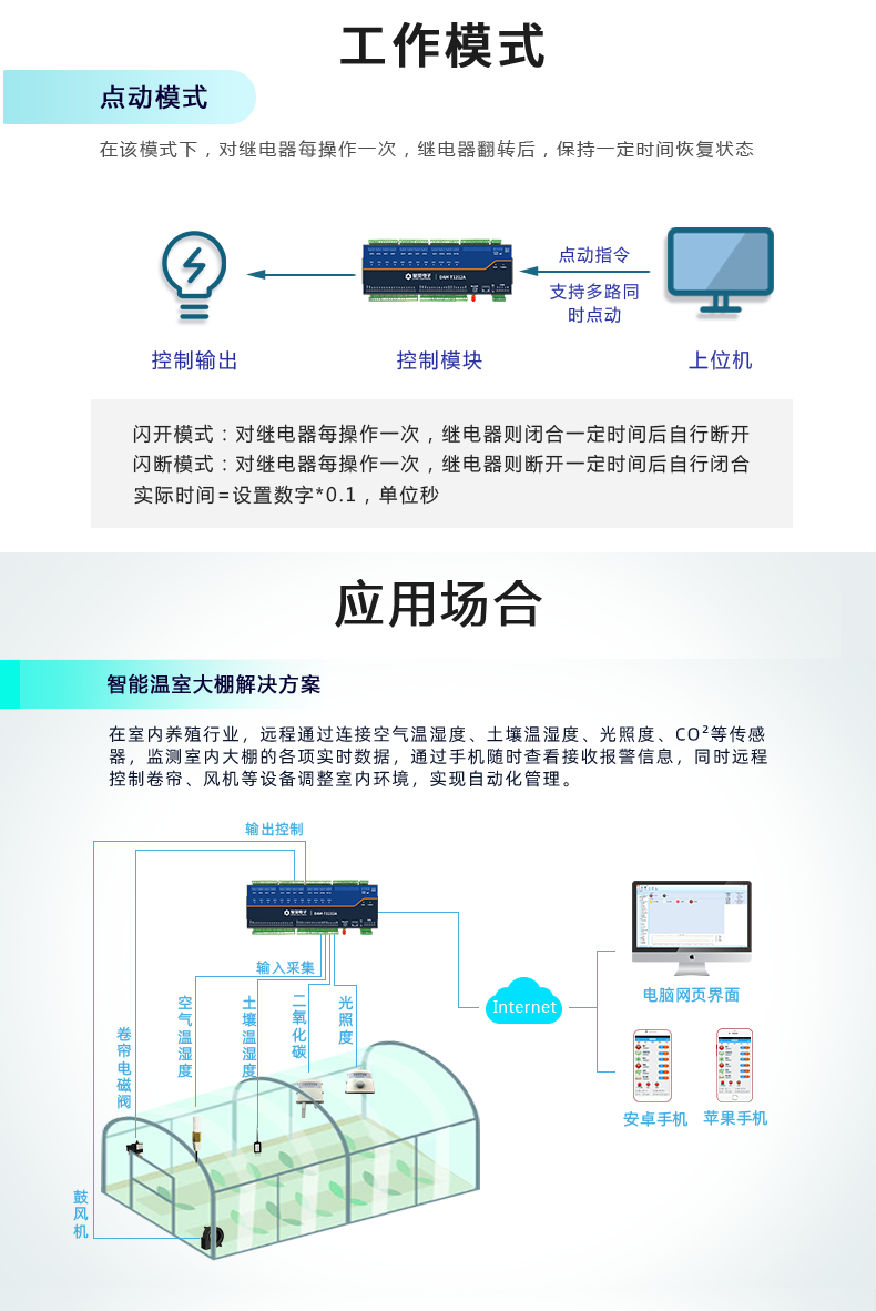 云平台 DAM1212D-MT 远程智能控制器工作模式