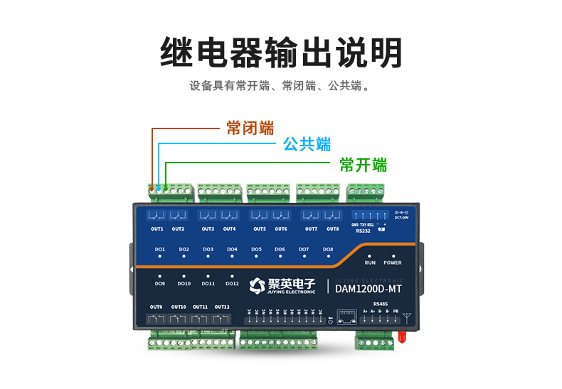 LoRa1200D-MT LoRa无线测控模块输出说明