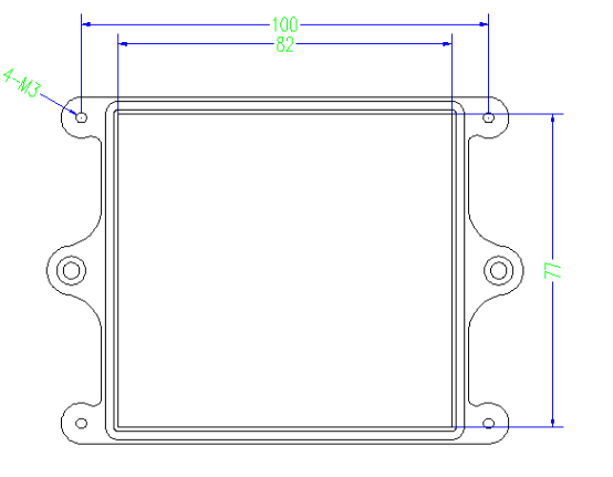 WS2-A-E 温湿度传感器尺寸
